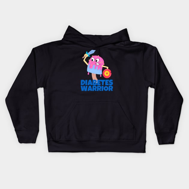 Diabetes Warrior Funny Kids Hoodie by ricricswert